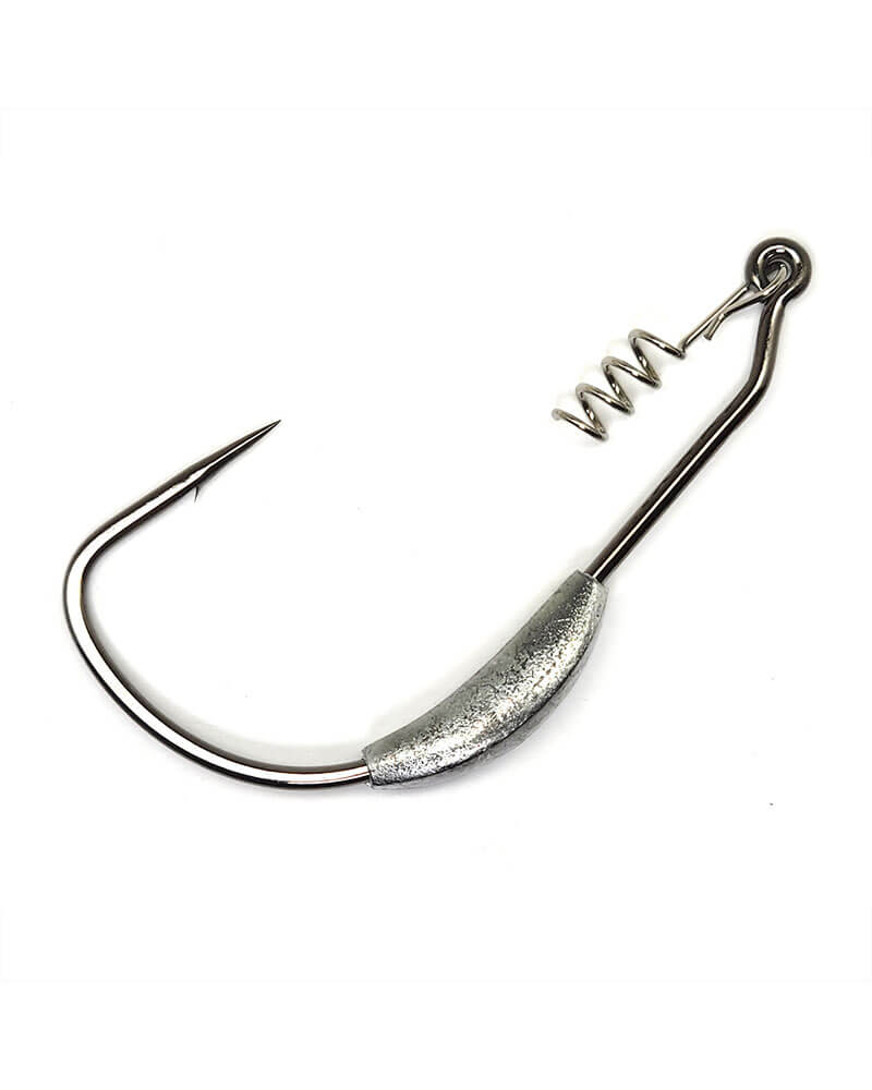 Gamakatsu Superline Weighted Spring Lock Hook 4pk