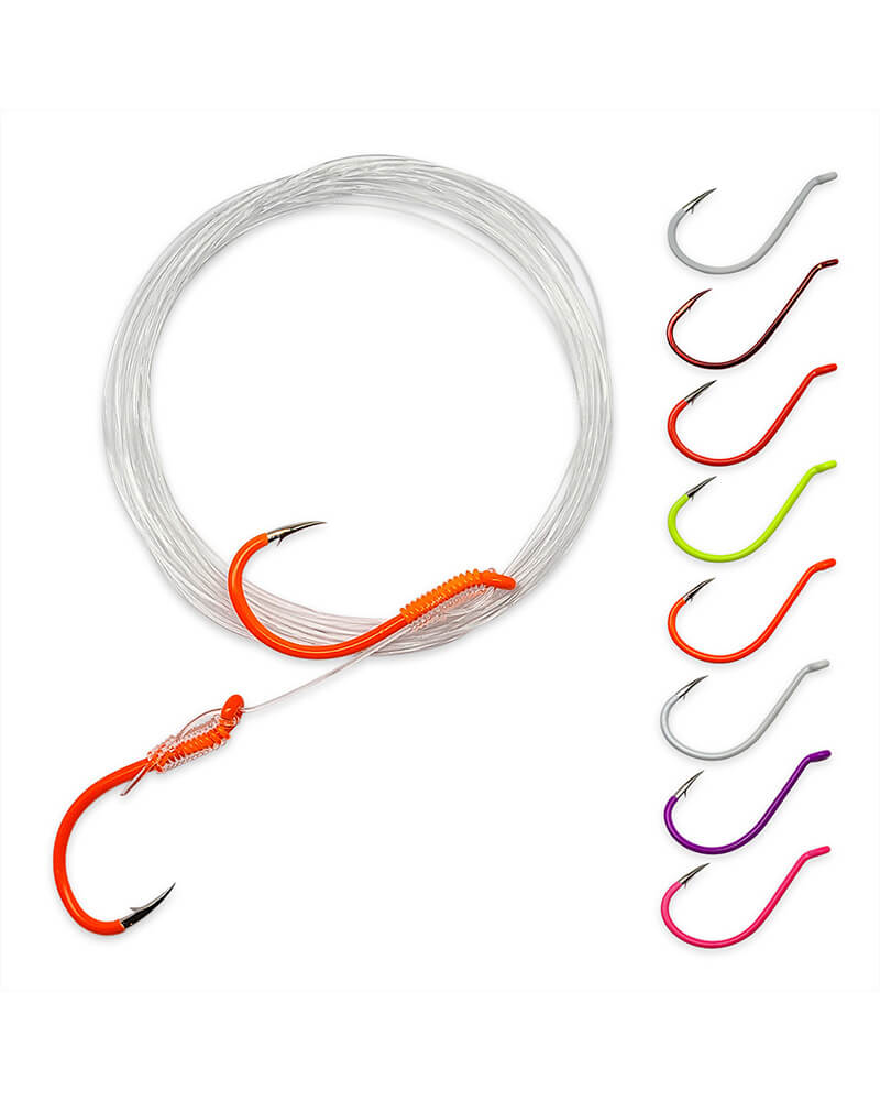 Gamakatsu 2-Hook Snelled Kokanee Rigs