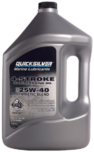 Quicksilver 25W-40 4-Stroke Synthetic Blend Oil 1-Gal