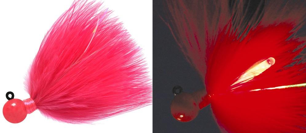 Aerojig Marabou Fire Flies Flash Jig