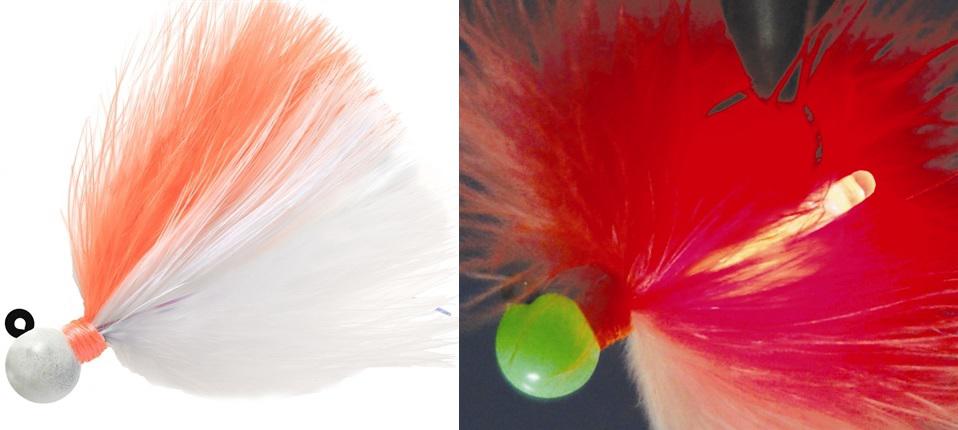 Aerojig Marabou Fire Flies Flash Jig