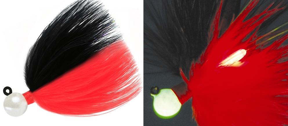 Aerojig Marabou Fire Flies Flash Jig