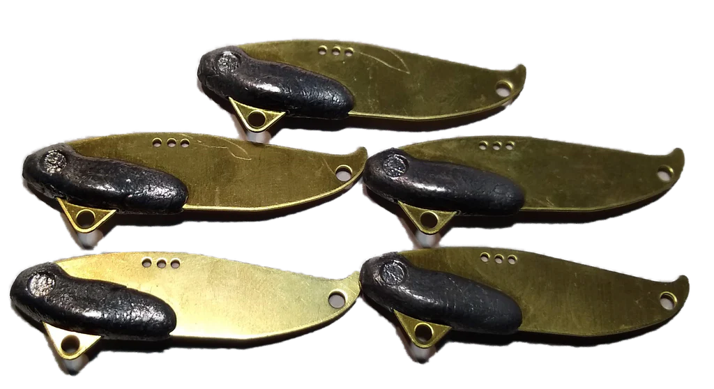 Fish Eye Bulk Blade Bait Bodies 5-Pack (No Hooks)