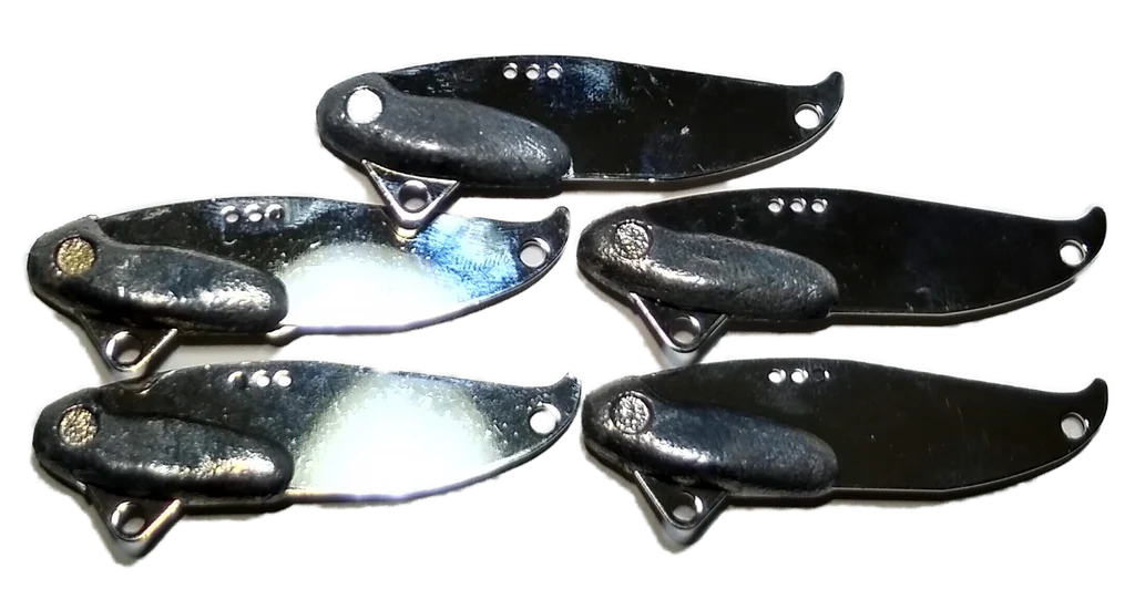 Fish Eye Bulk Blade Bait Bodies 5-Pack (No Hooks)