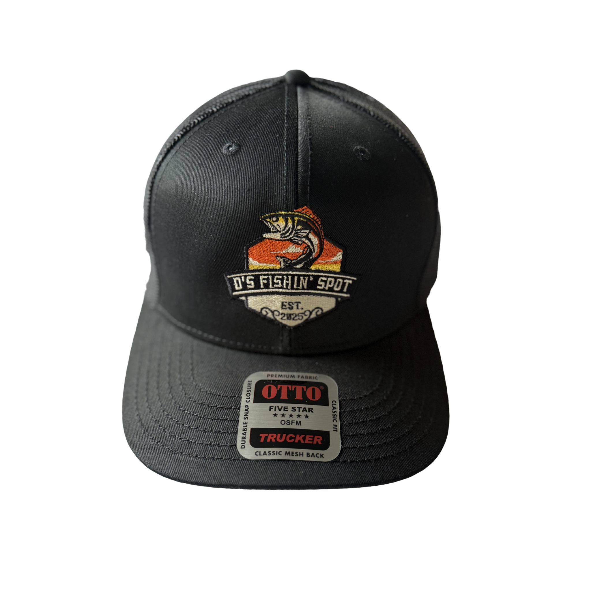 Trucker Hat Embroidered with D's Logo