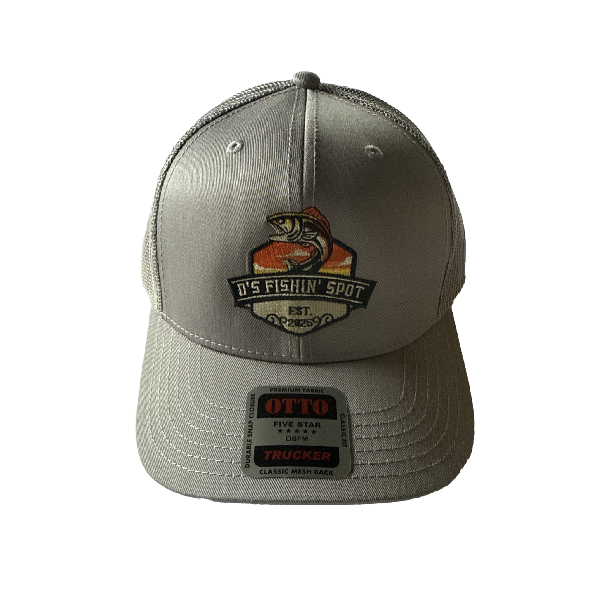 Trucker Hat Embroidered with D's Logo