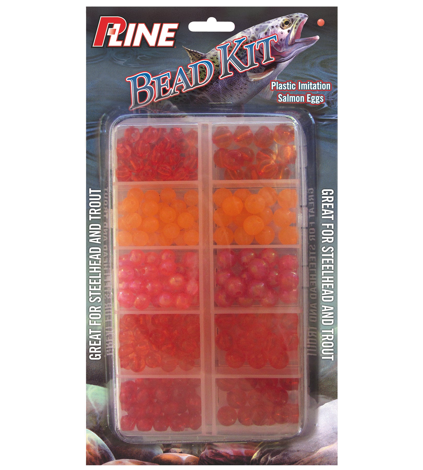 P-Line 8mm/10mm Trout Bead Assortment