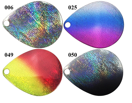 Fish Eye #3 Colorado Iridescent Blades 2-Pack