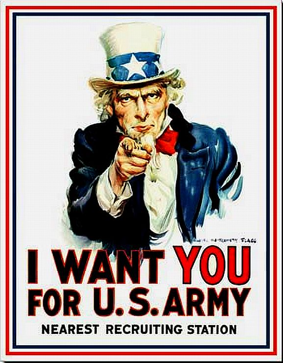 Army - I Want You Metal Tin Sign