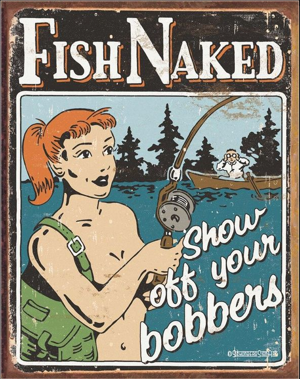 Show Your Bobbers Small Parking Sign