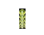 Fish Eye Plastic Stack Beads 10pk
