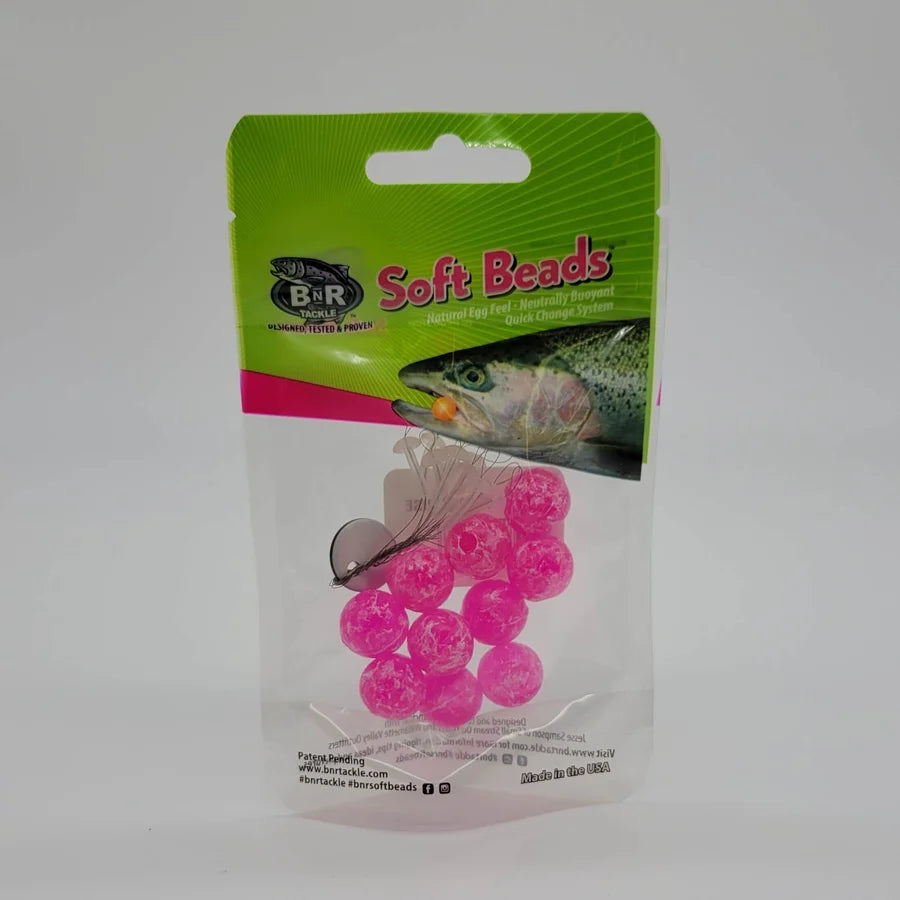 BnR Soft Beads - Mottled Cerise
