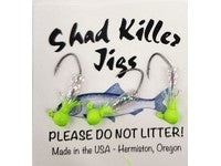 Shad Killer Jigs 1/16oz