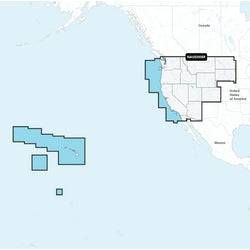 Navionics Platinum+ West Coast Map Card