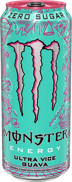 16 oz Monster Energy Drink Ultra Vice Guava